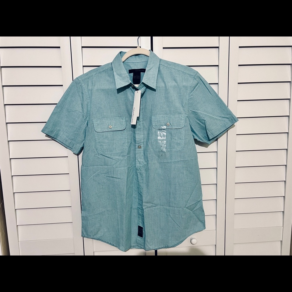 Calvin Klein Jeans Short Sleeve Button down shirt - M - New with tags